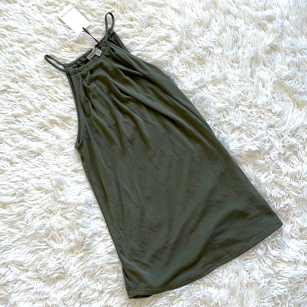 Green Envelope Army Green Strappy Top Size XS